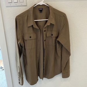 Women’s Patagonia Button Up Canvas Green Shirt